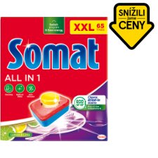 Somat All in 1 Lemon & Lime tablety do myčky 65 Tabs