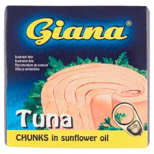 Giana Tuňák kousky ve slunečnicovém oleji 80g