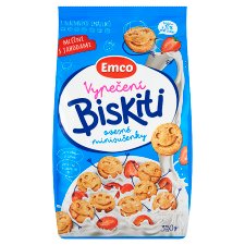 Emco Biskiti mléční s jahodami 350g