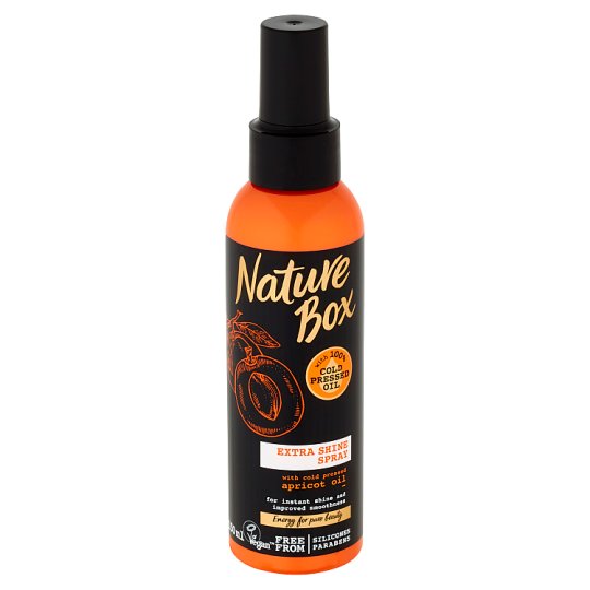 Nature Box sprej pro lesk vlasů Apricot Oil 150ml