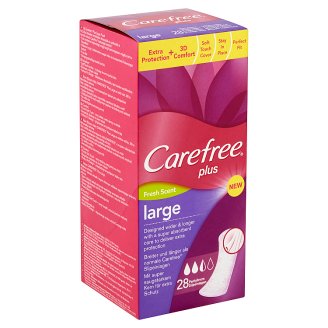 Carefree Plus Large slipové vložky se svěží vůní 28 ks