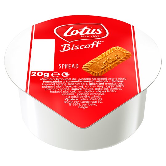 Lotus Pomazánka z originálních karamelových sušenek 50 x 20g