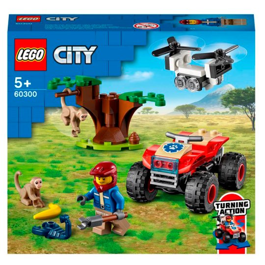 Lego City 60300 Zachranarska Ctyrkolka Do Divociny Tesco Potraviny