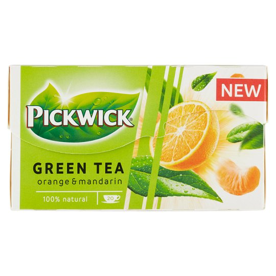 PICKWICK Green Tea with Orange and Tangerine 20 pcs 30g