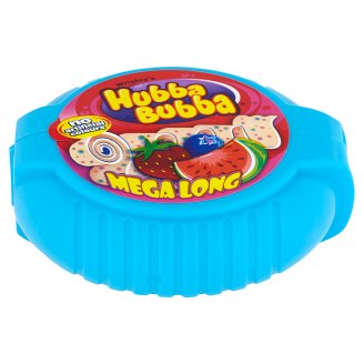 Hubba Bubba Mega Long žvýkačka s jahodovu, borůvkovou a melounovou příchutí 56g