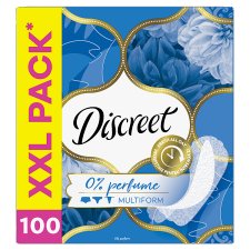 Discreet Breathable Multiform non-scented Pantyliners x100