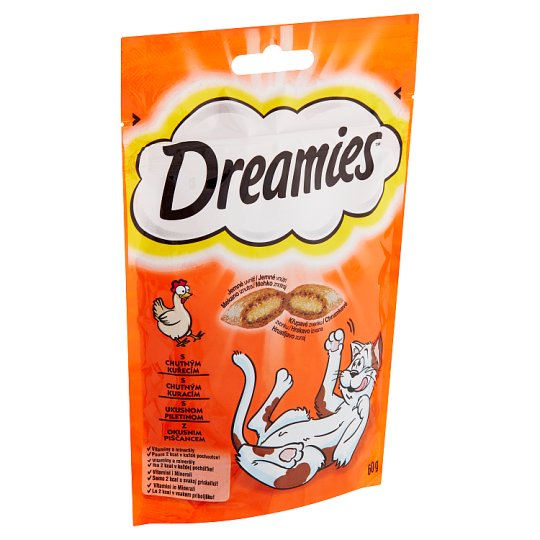 Dreamies S chutným kuřecím 60g