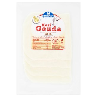 Milko Kozí gouda plátky 48% 100g