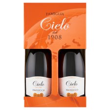 Famiglia Cielo Prosecco DOC bílé perlivé víno polosuché 2 x 750ml