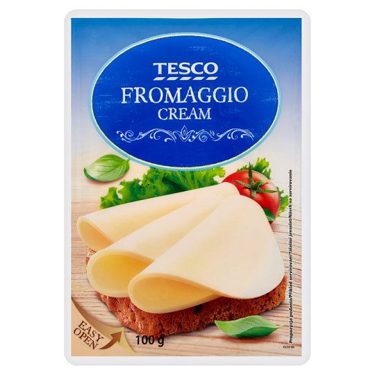 Tesco Smetanový sýr plátky 100g