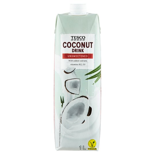 Tesco Coconut Drink Unsweetened 1L Tesco Groceries