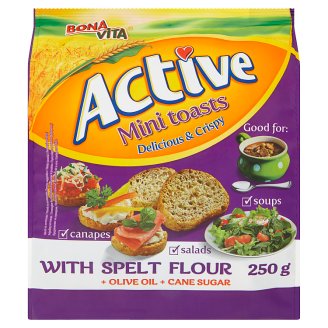 Bona Vita Active Mini toasty se špaldovou moukou 250g