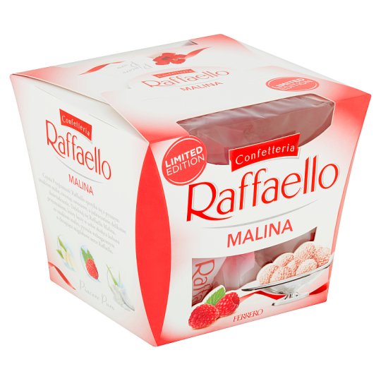 Ferrero Raffaelo Malina 150g - Tesco Potraviny