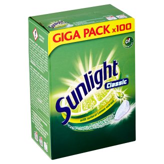 Sunlight Classic Tablety do myčky nádobí 100 ks 950g