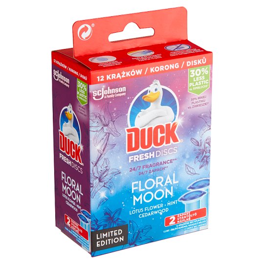 Duck Fresh Discs Floral Moon Toilet Cleaner Refill 2 x 36ml (72ml