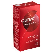 Durex Feel Thin Regular Fit Condoms 12 pcs