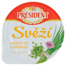 Président Svěží Čerstvý sýr s pažitkou 125g