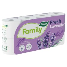 Tento Family Fresh Lavender Toilet Paper 8 Rolls