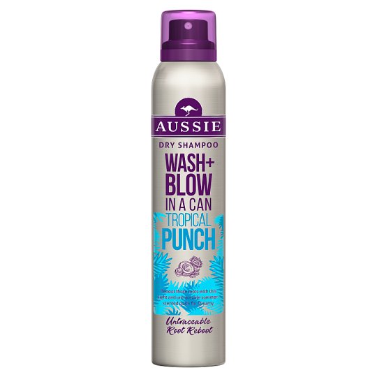 Aussie Wash + Blow Tropical Punch Suchý Šampon 180 ml