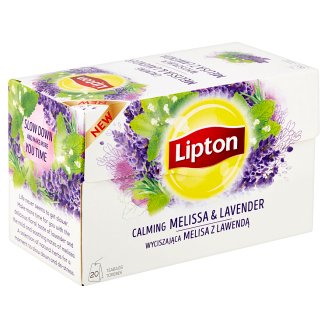 Lipton Bylinný aromatizovaný čaj Meduňka a levandule 20 sáčků