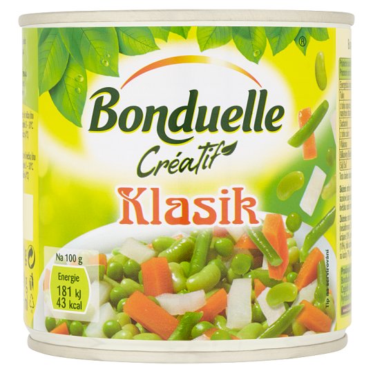 Bonduelle Créatif Klasik zeleninová směs v mírně slaném nálevu 400g