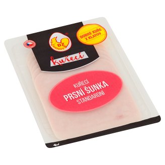 DZ Klatovy Kuřecí šunka standardní krájená 100g