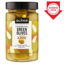 Olymp Green Olives Stuffed with Almond 320g