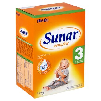 Sunar Complex 3 sušená mléčná výživa pro malé děti 2 x 300g