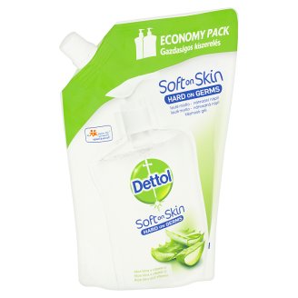 Dettol Tekuté mýdlo - náhradní náplň Aloe Vera a vitamin E 500ml