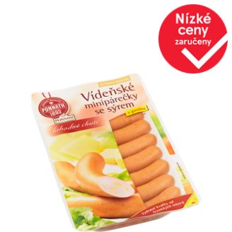 Ponnath ŘEZNIČTÍ MISTŘI Vídeňské minipárečky se sýrem e 200g