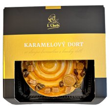 L'Chefs Karamelový dort se slaným karamelem a kousky datlí 600g