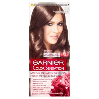 Garnier Color Sensation Intenzivní permanentní barvící krém diamantová světle hnědá 6.12