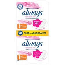 Always Platinum Normal Sanitary Towels With Wings 20 Pads