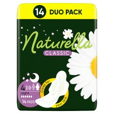 Naturella Sanitary Towels Classic Night Camomile Pads x14