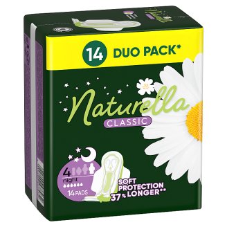 Naturella Classic Camomile Night Hygienické Vložky 14x