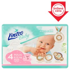 Linteo Baby Premium Diapers 4 Maxi 8-15kg 50 pcs