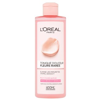 L'Oréal Paris Pleťová voda s výtažky vzácných květů pro suchou a citlivou pleť 400ml