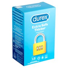Durex Extra Safe Thicker Condoms 18 pcs