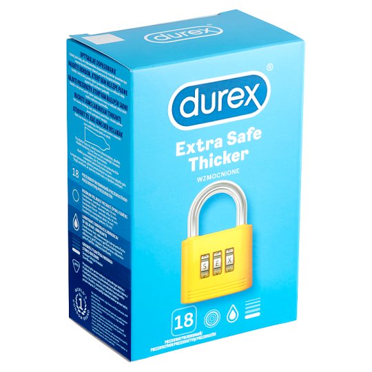 Durex Extra Safe Thicker kondomy 18 ks