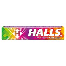 Halls Colors Fruit Flavor Mix 33.5g