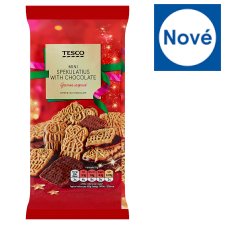 Tesco Gingerbread Cookies Semi-Dipped in Milk Chocolate 150g