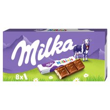 Milka Milkinis čokoládové tyčinky s mléčnou náplní 87,5g