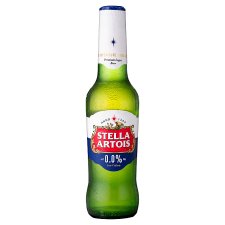 Stella Artois Pivo 0,0 % nealkoholické ochucené světlé 330ml