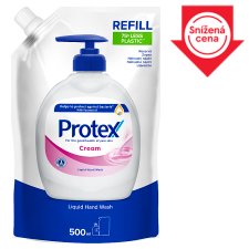 Protex Cream Liquid Hand Wash Refill with flaxseed oil 500ml