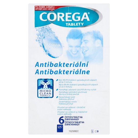 Corega Čisticí tablety na zubní náhrady 6 ks