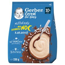 GERBER Cereal Milk Porridge Cocoa Good Night 230g