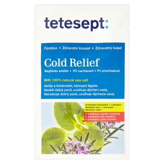 Tetesept 100% mořská koupelová sůl proti nachlazení 80g