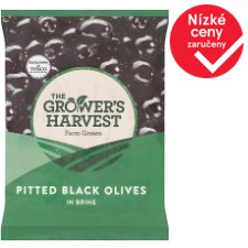 The Grower's Harvest Pitted Black Olives in Brine 200g