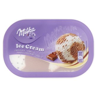 Milka Mražený krém kakaový a vanilkový 900ml