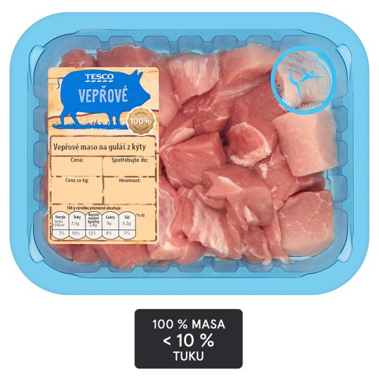 Tesco Vepřové maso na guláš z kýty 0,500kg